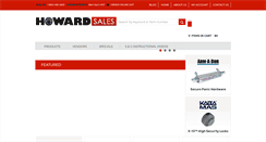 Desktop Screenshot of howardsales.com